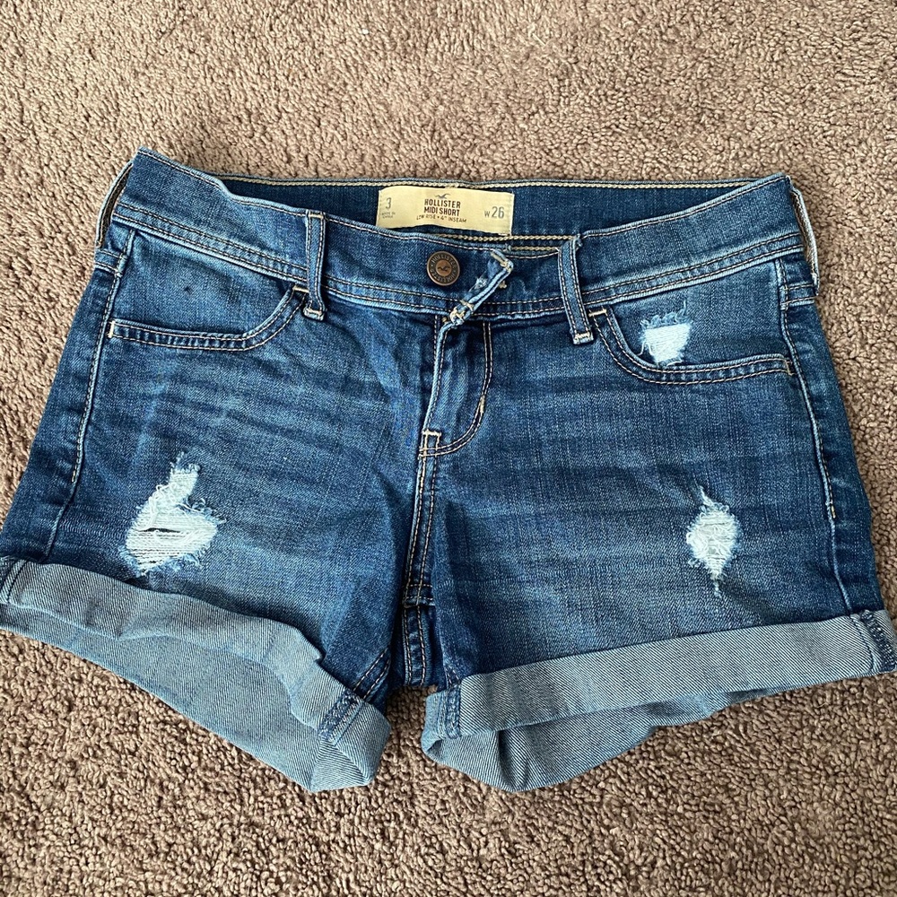 Hollister jean shorts